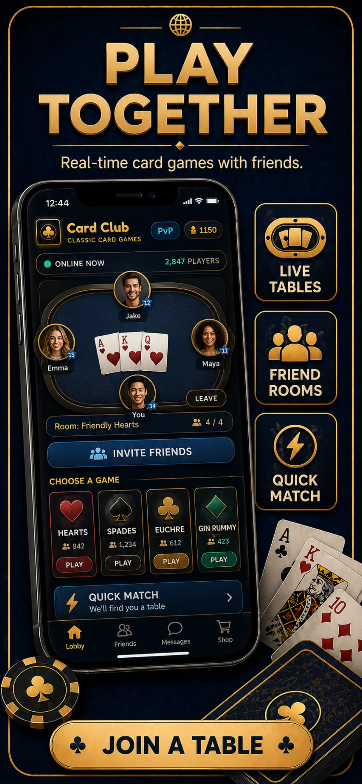 Card Club - Classic Card Games screenshot
