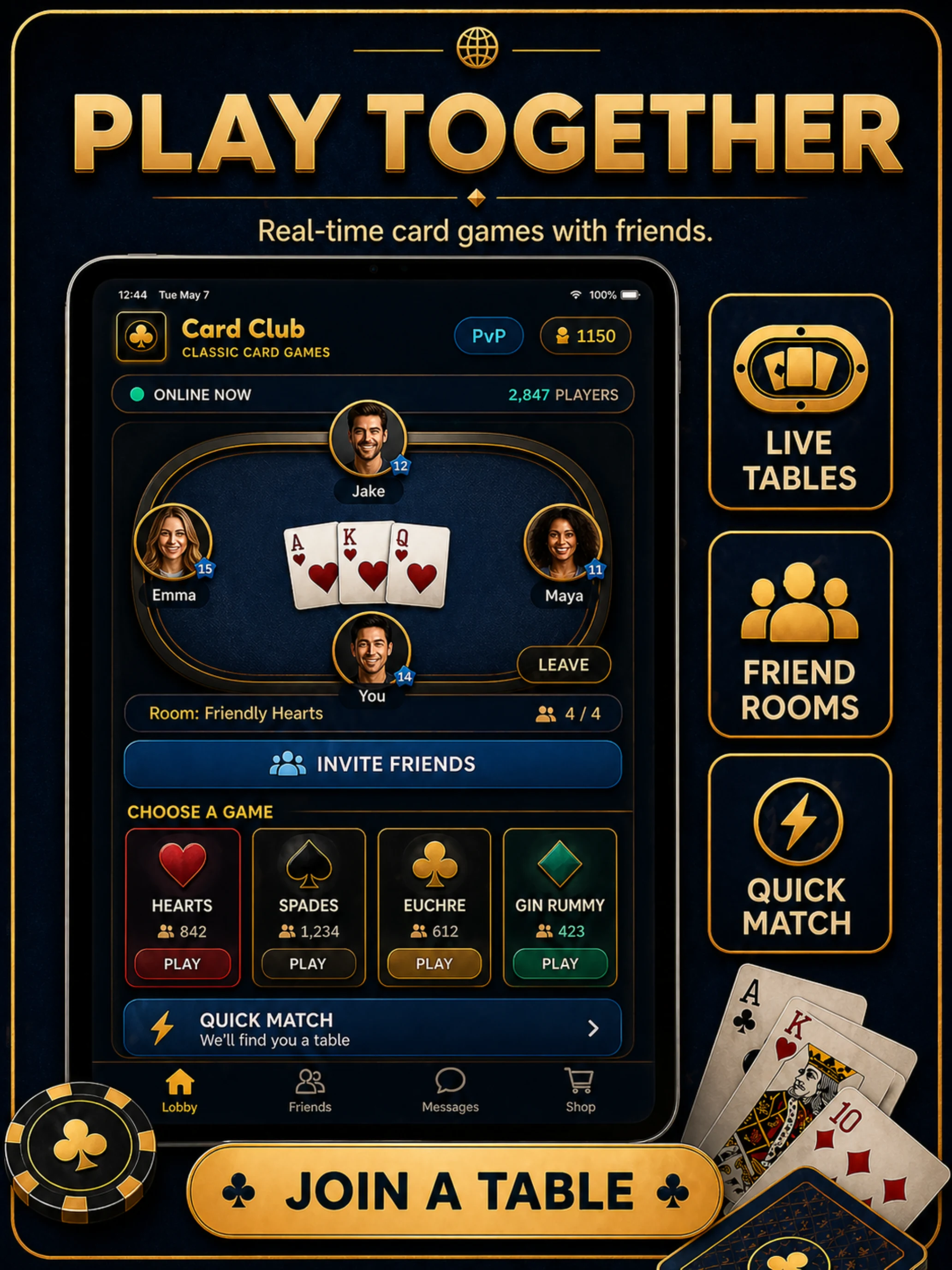 Card Club - Classic Card Games screenshot