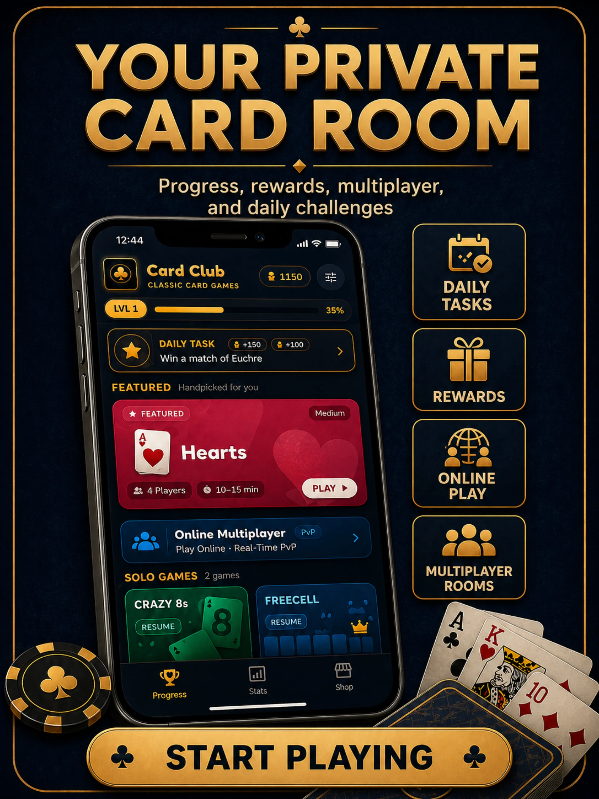 Card Club - Classic Card Games screenshot